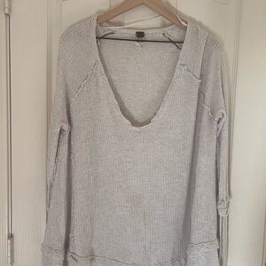 Free people V-Neck Knit Sweater